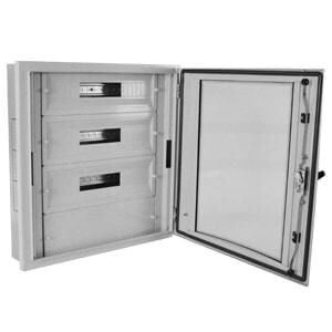 Çetinkaya S.A Bombeli Temperli Camlı (Plastik Perdeli + Pako) Pano 60x60x10 (Metal Panolar) - Teknik Detay Görseli