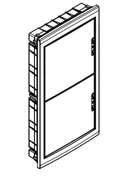 Çetinkaya Siyah Kapaklı Plastik Gövdeli Sigorta Kutuları IP 40 (Sıva Altı) 440x855x95 (ABS ve Polikarbon Kutular) - Ürün Görseli