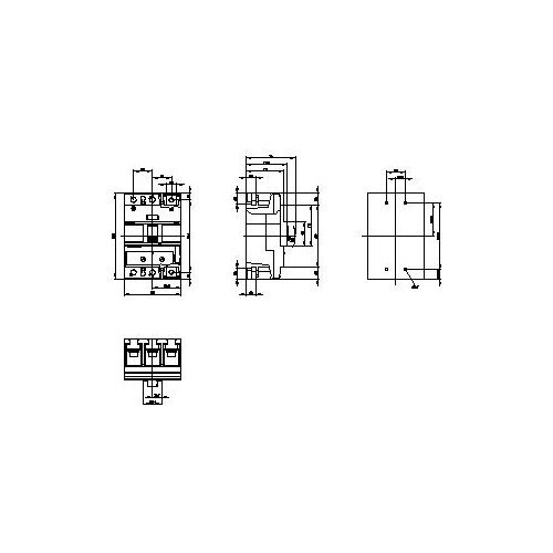 3VA12 200A 70kA Kompakt Tip Güç Şalteri (MCCB)