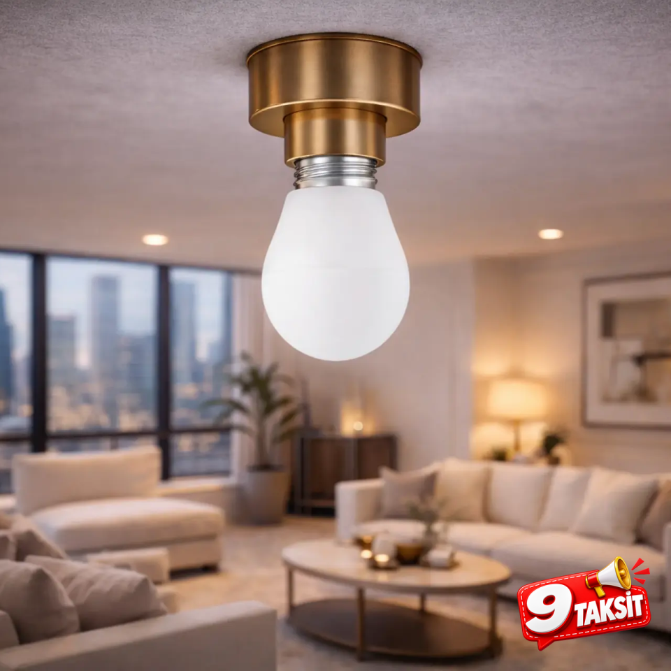 CATA Sensörlü LED Ampul 15W E-27 (Beyaz Işık)
