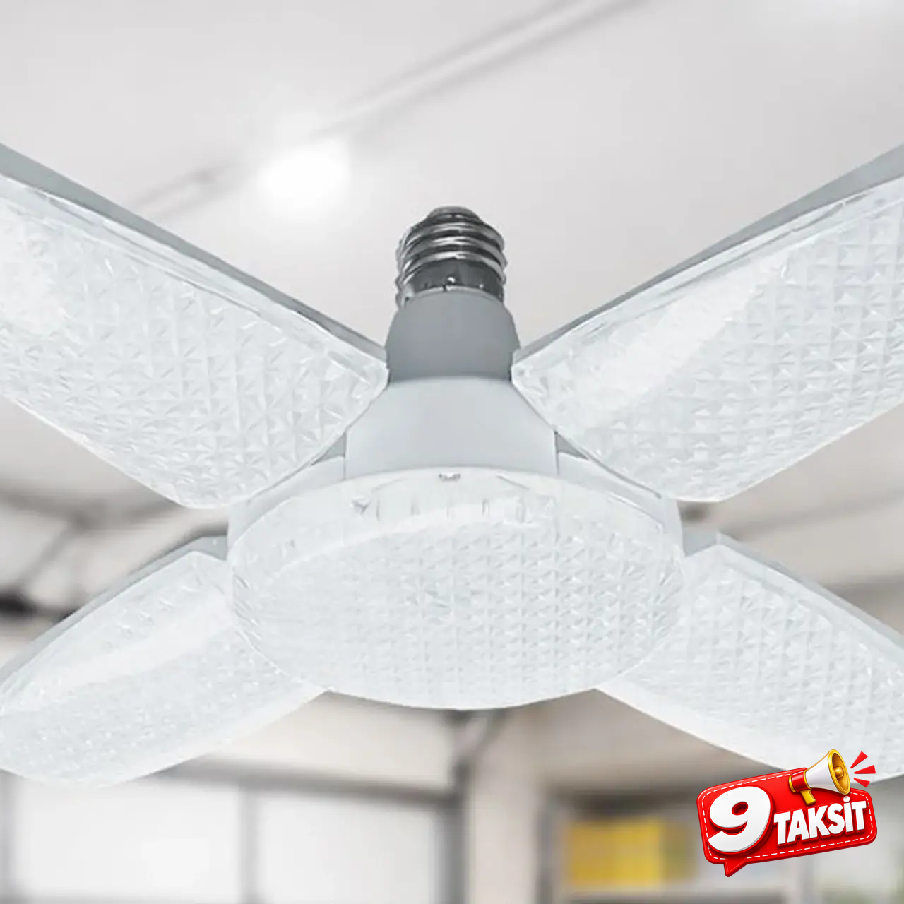 CATA Kristal Pervane LED Ampul 52W E-27 (Beyaz Işık)
