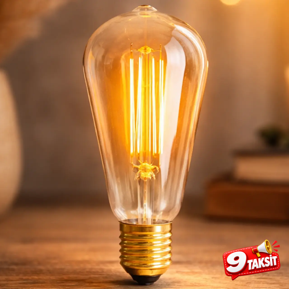 CATA ST64 Filament LED Ampul 8W E-27 (Amber)