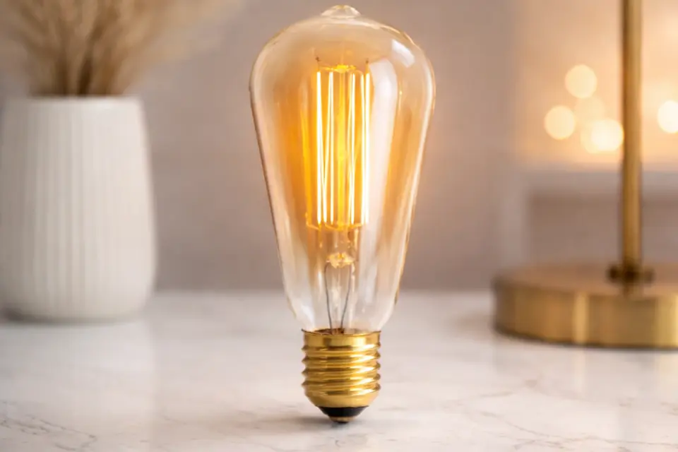 CATA Dimmerli ST64 Filament LED Ampul 6W E-27 (Amber)