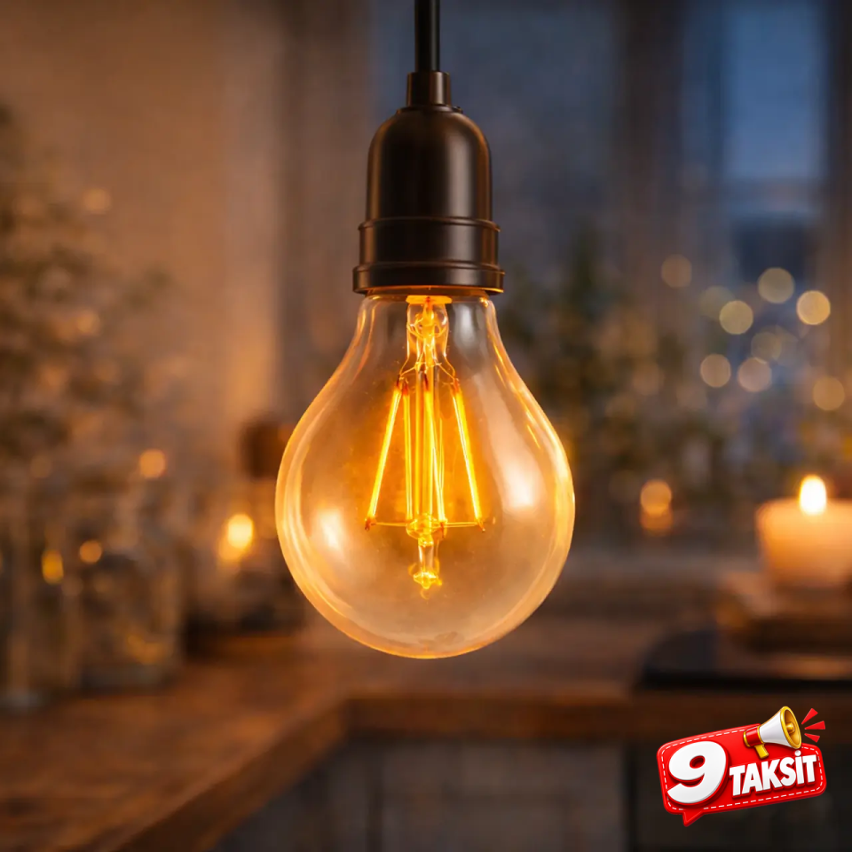 CATA A60 Filament LED Ampul 4W E-27 (Amber)