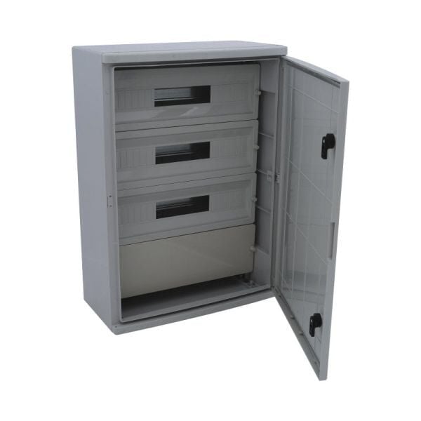 Çetinkaya Şeffaf Kapaklı Otomat Panoları - ABS Perdeli (Pako Yerli) 50x70x24,5 (ABS ve Polikarbon Kutular) - Ürün Görseli