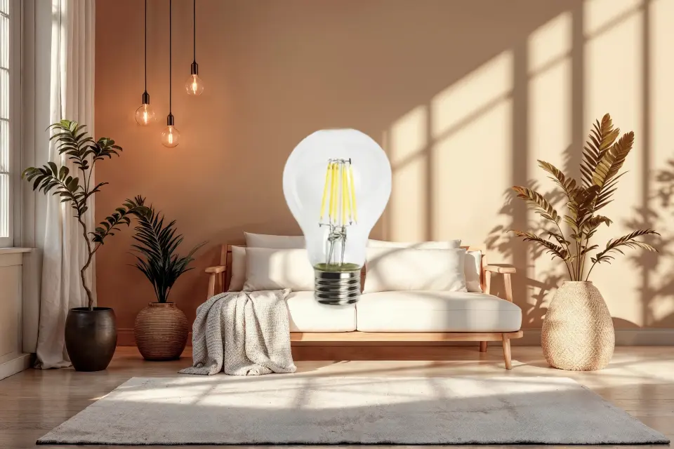 CATA A60 Filament LED Ampul 6W E-27 (Günışığı)