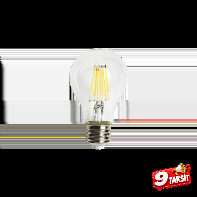 CATA A60 Filament LED Ampul 8W E-27 (Günışığı)