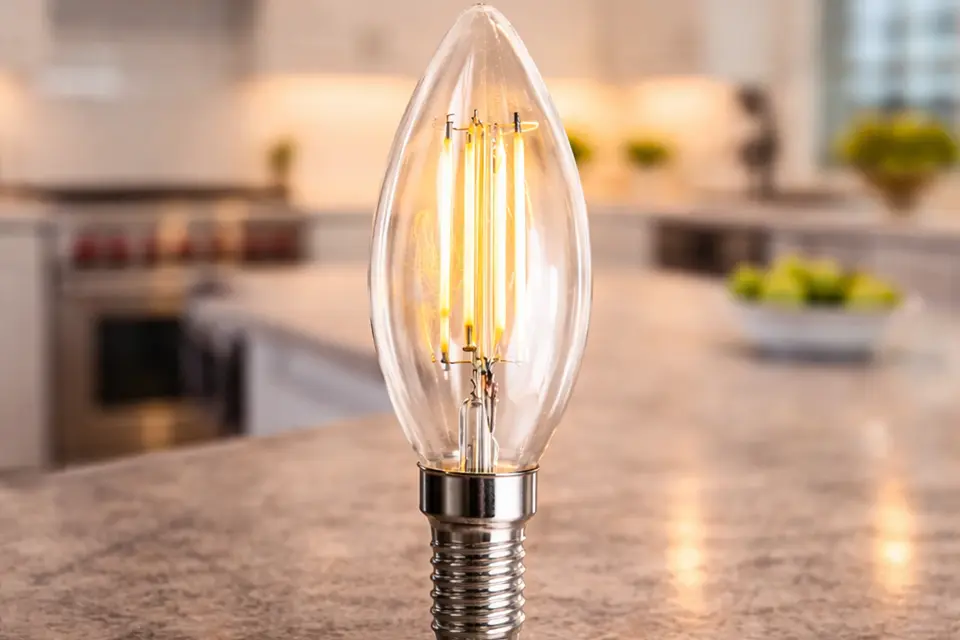 CATA Buji Filament LED Ampul 4W E-14 (Günışığı)