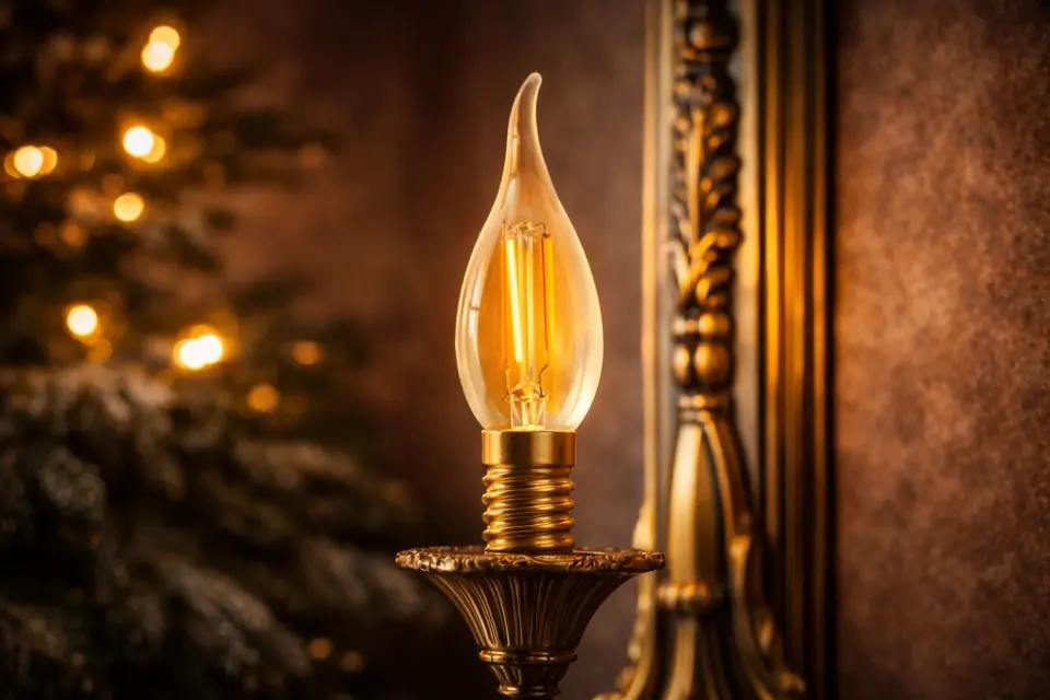 CATA Buji Filament LED Ampul 4W E-14 (Amber)