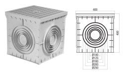 Çetinkaya 40x40x40 Termoplastik Yeraltı Buat ve Rögar Kapakları 40x40x40 (ABS ve Polikarbon Kutular) - Teknik Detay Görseli