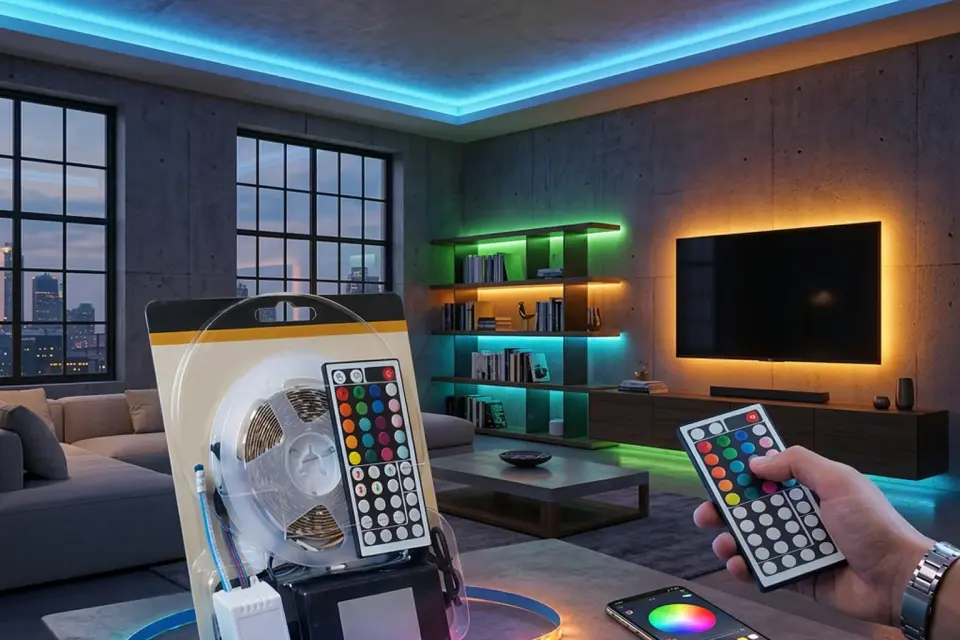 CATA Profesyonel RGB Şerit LED Seti 5 Metre (Trafo+Kumanda) (Şerit LED) - Teknik Detay Görseli
