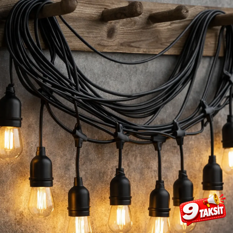 CATA Sarmaşık Dış Mekan LED Set 10 Metre E-27 (20 Duy)
