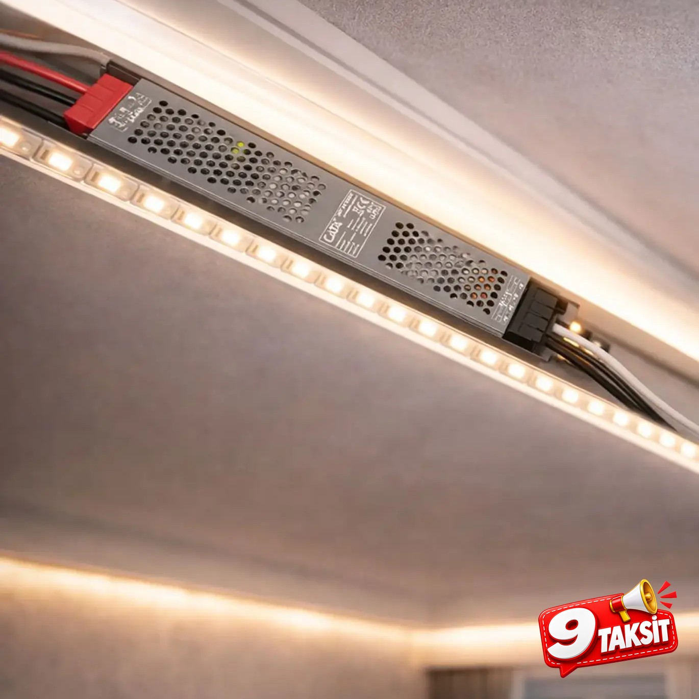 CATA Şerit LED Trafosu 17 Amper 200W (Klemensli)