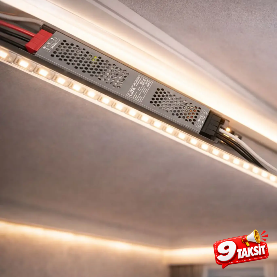 CATA Şerit LED Trafosu 17 Amper 200W (Klemensli) (Aydınlatma Trafo ve Sürücüleri) - Ürün Görseli