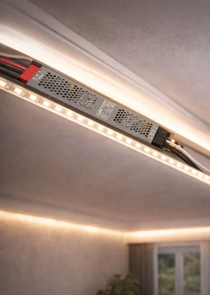 CATA Şerit LED Trafosu 17 Amper 200W (Klemensli)