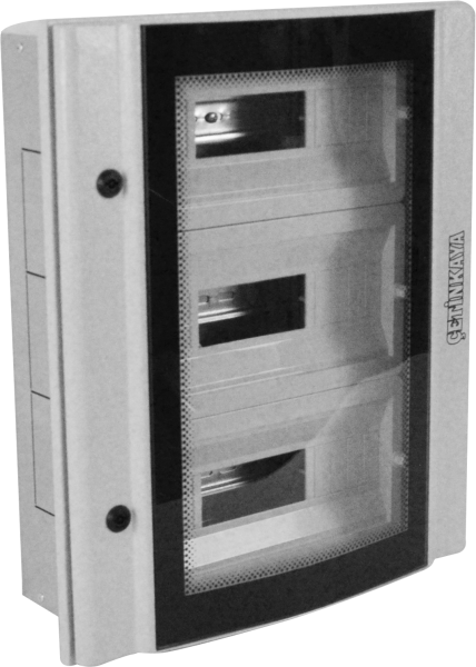 Çetinkaya S.A Bombeli Temperli Camlı (Plastik Perdeli + Sigorta) Pano 40x50x10 (Metal Panolar) - Teknik Detay Görseli
