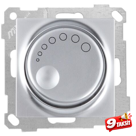 Mutlu San Candela MEK+TUŞ RL IŞIKLI DİMMER 600W İnox (v2)
