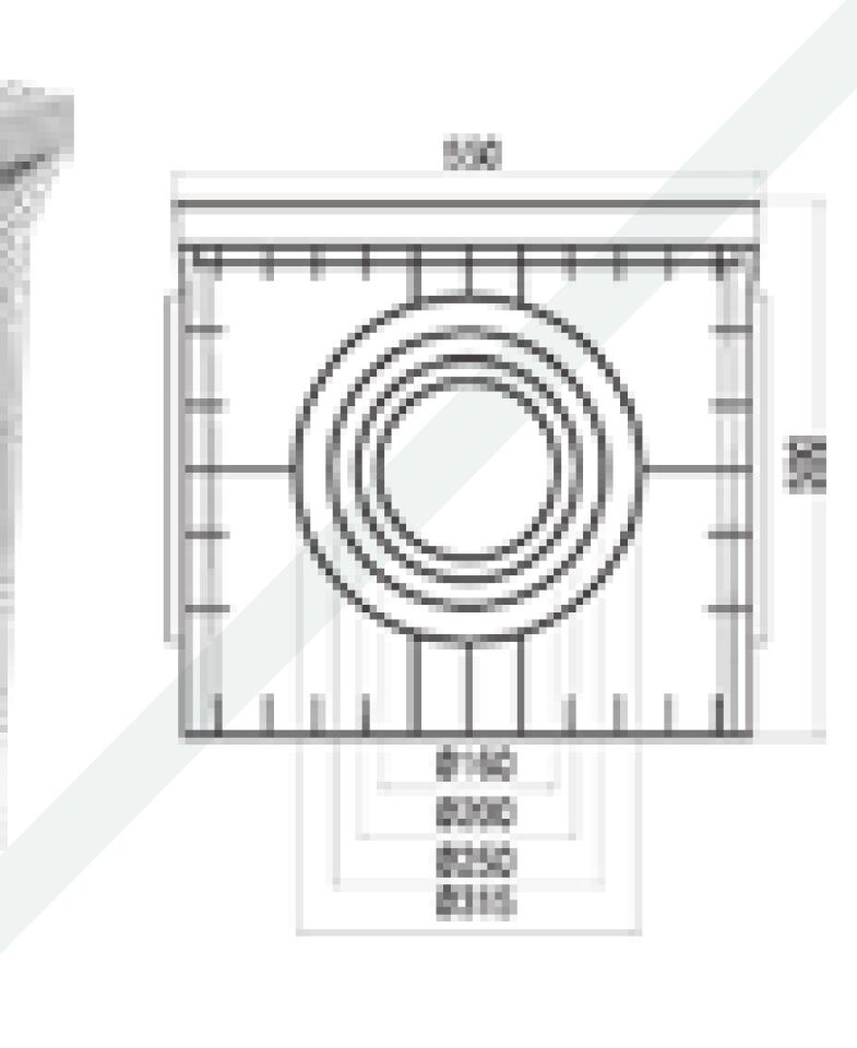 Çetinkaya 55x55x50 Termoplastik Yeraltı Buat ve Rögar Kapakları 55x55x50 (ABS ve Polikarbon Kutular) - Teknik Detay Görseli
