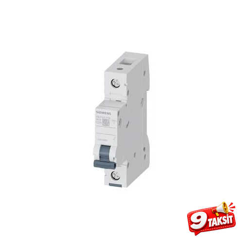 6kA 1 Kutup 25A C Tipi Otomatik Sigorta