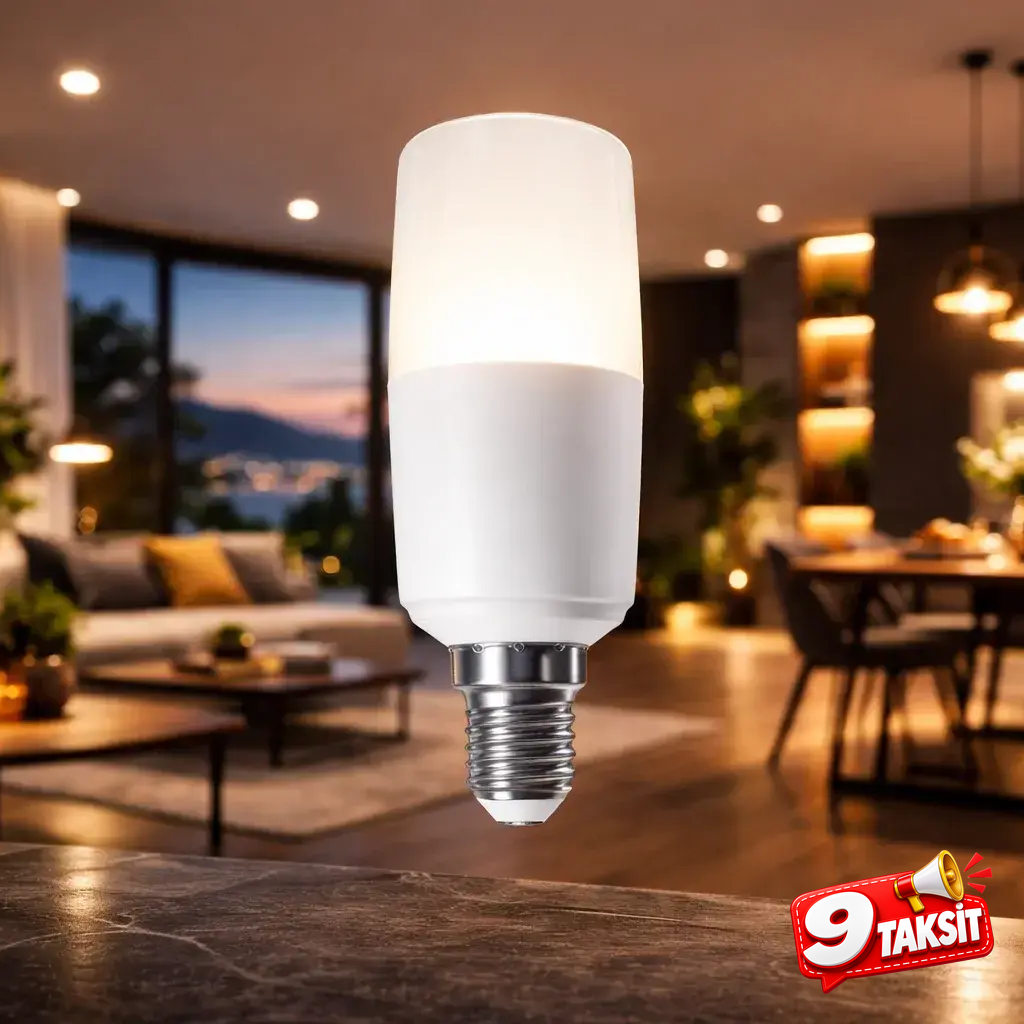 CATA Silindirik LED Ampul 8W E-14 Beyaz Işık