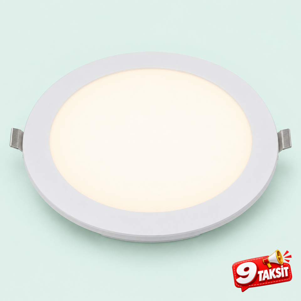 NIVA 3W Ø85 Sıva Altı Yuvarlak LED Panel (Beyaz)