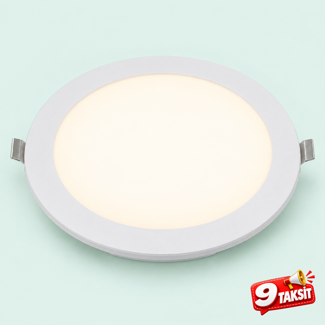 NIVA 24W Ø300 Sıva Altı Yuvarlak LED Panel (Beyaz)