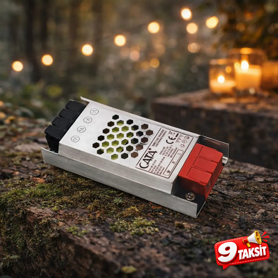 CATA Şerit LED Trafosu 5 Amper 60W (Klemensli)