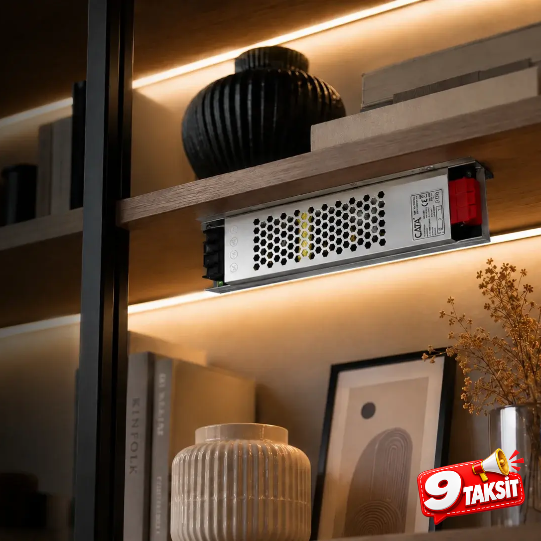 CATA Şerit LED Trafosu 17 Amper 200W (Klemensli)