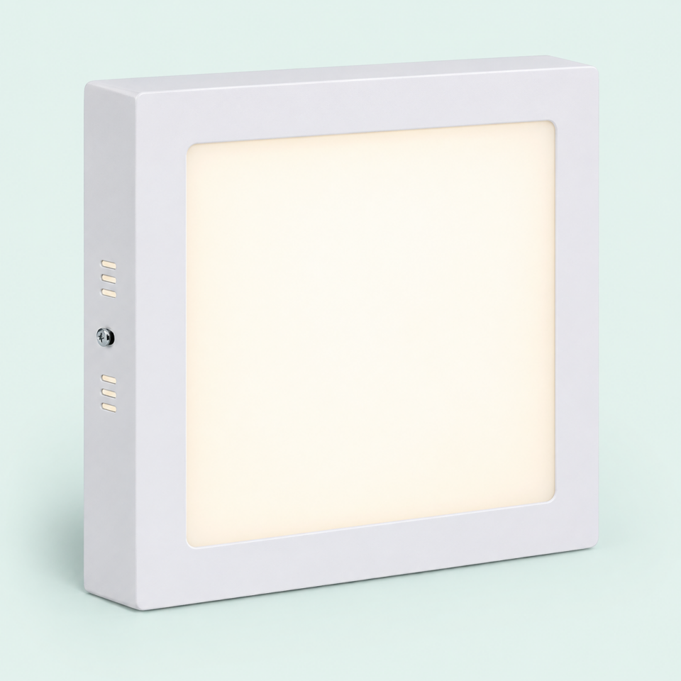 VOLGA 24W 30x30 Sıva Üstü Kare LED Panel (Beyaz)