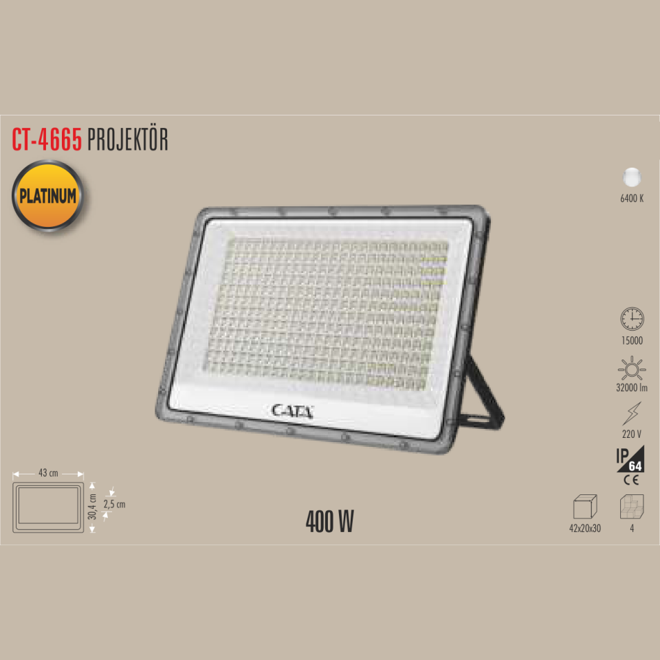 CATA Platinum Projektör 400W