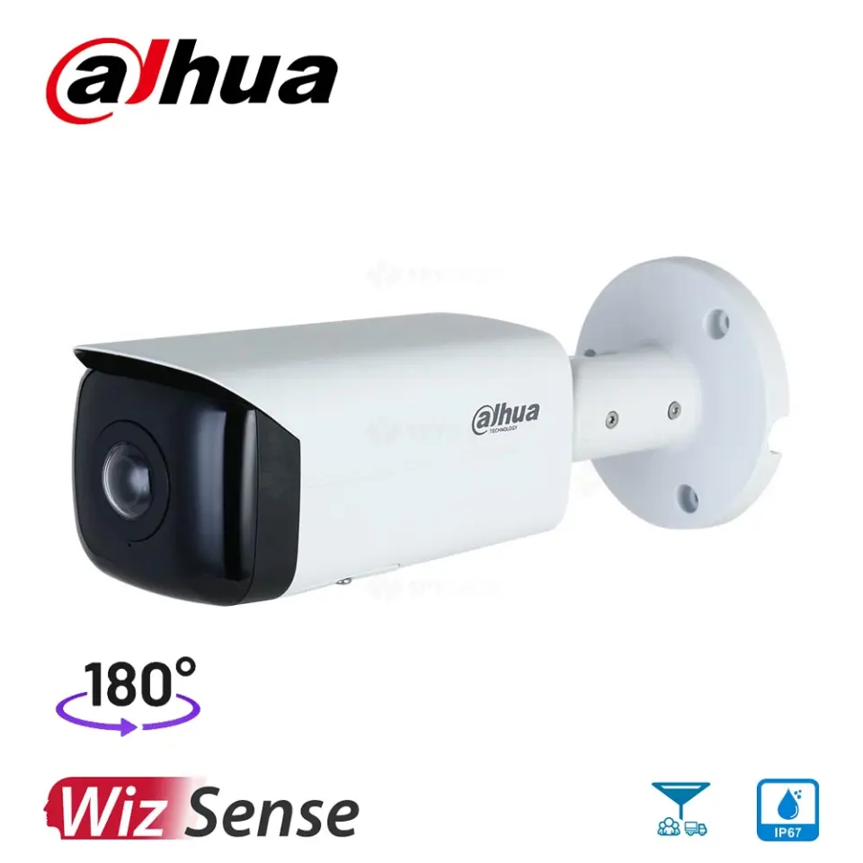Dahua IPC-HFW3441T-AS-P 180° 4MP Sesli IP Bullet Kamera (Kamera Sistemleri (IP/AHD Kamera)) - Ürün Görseli
