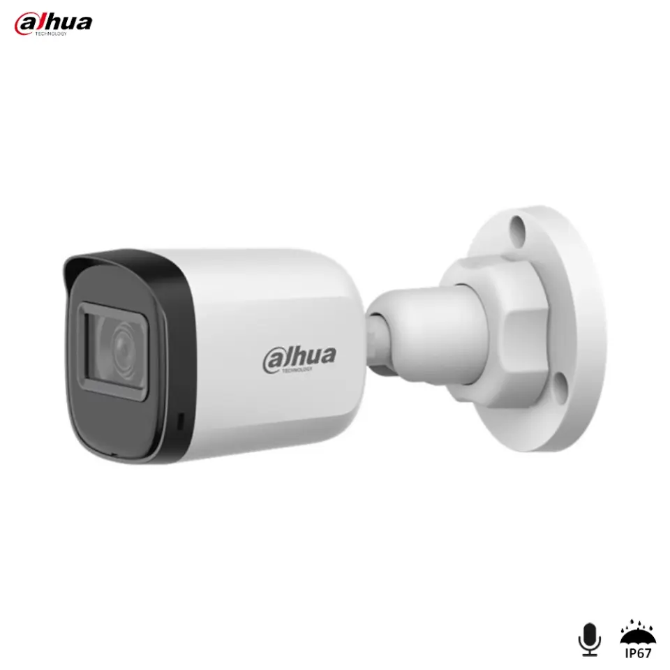 Dahua HAC-B1A21-U-A 2MP Sesli Analog HD Bullet Kamera (Kamera Sistemleri (IP/AHD Kamera)) - Ürün Görseli