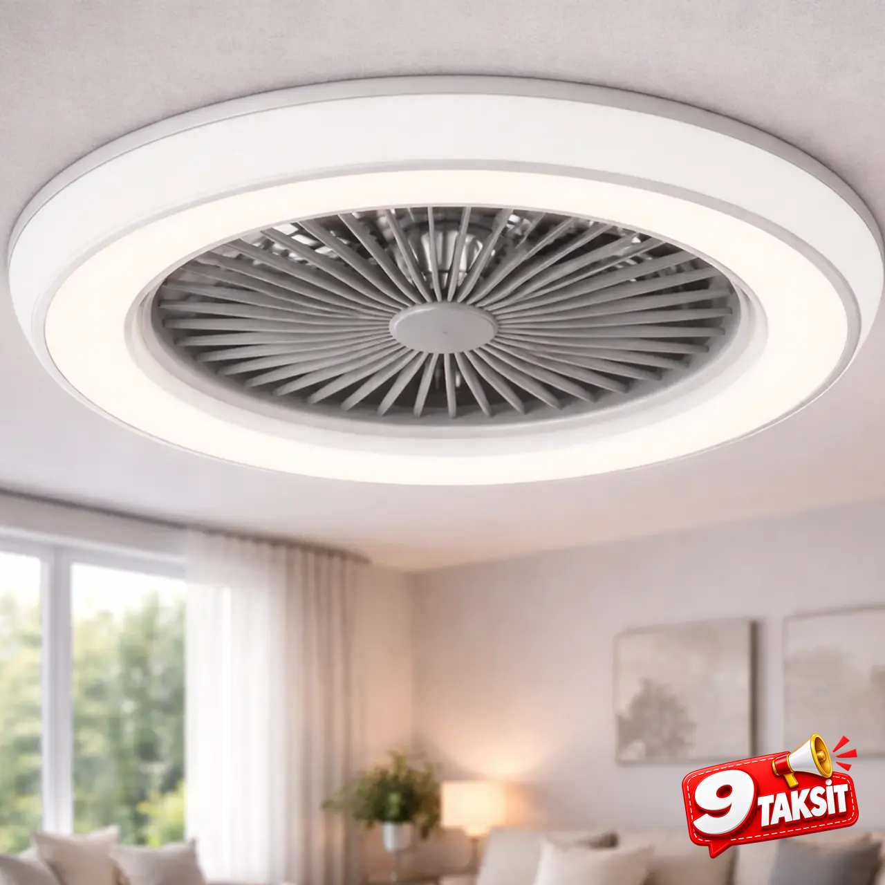 CATA Yıldız Led Fan Armatürü