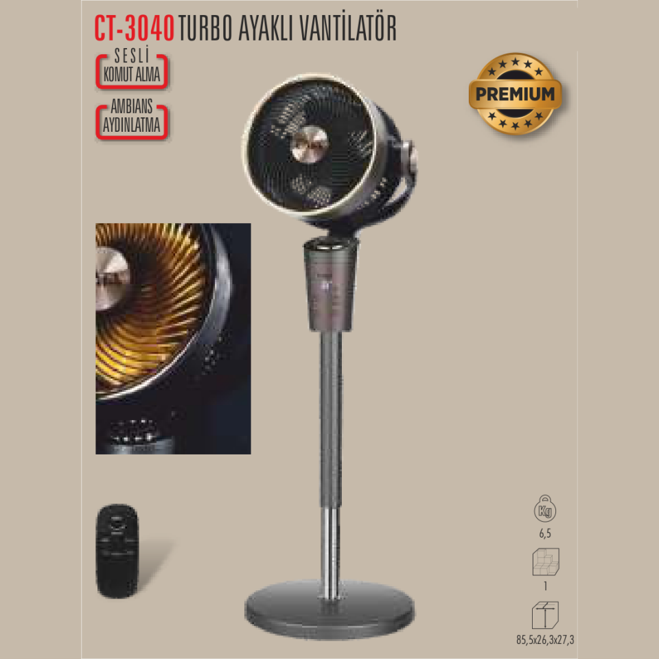 CATA Turbo Ayaklı Vantilatör