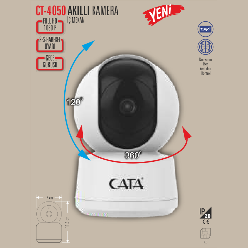 CATA Akıllı Kamera (İç Mekan)