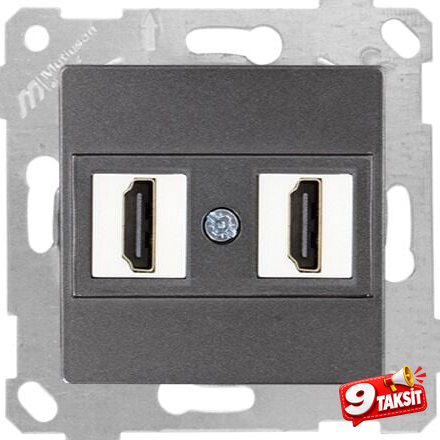 Mutlu San Rita MEK+TUŞ DATA PRİZİ 2*HDMI Füme