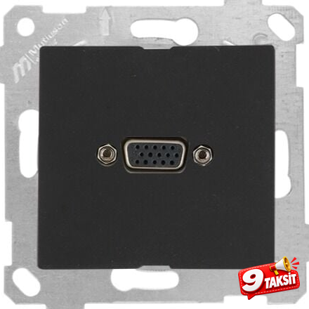 Mutlu San Rita MEK+TUŞ VGA PRİZ Siyah