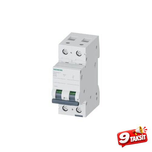 10kA 2 Kutup 40A C Tipi Otomatik Sigorta (Otomatik Sigortalar) - Ürün Görseli