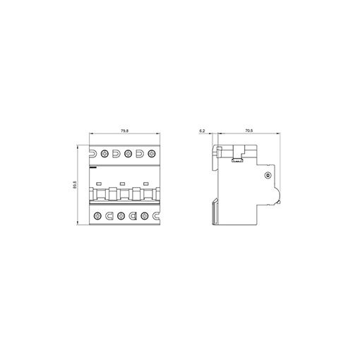 10kA 3 Kutup 125A C Tipi Otomatik Sigorta