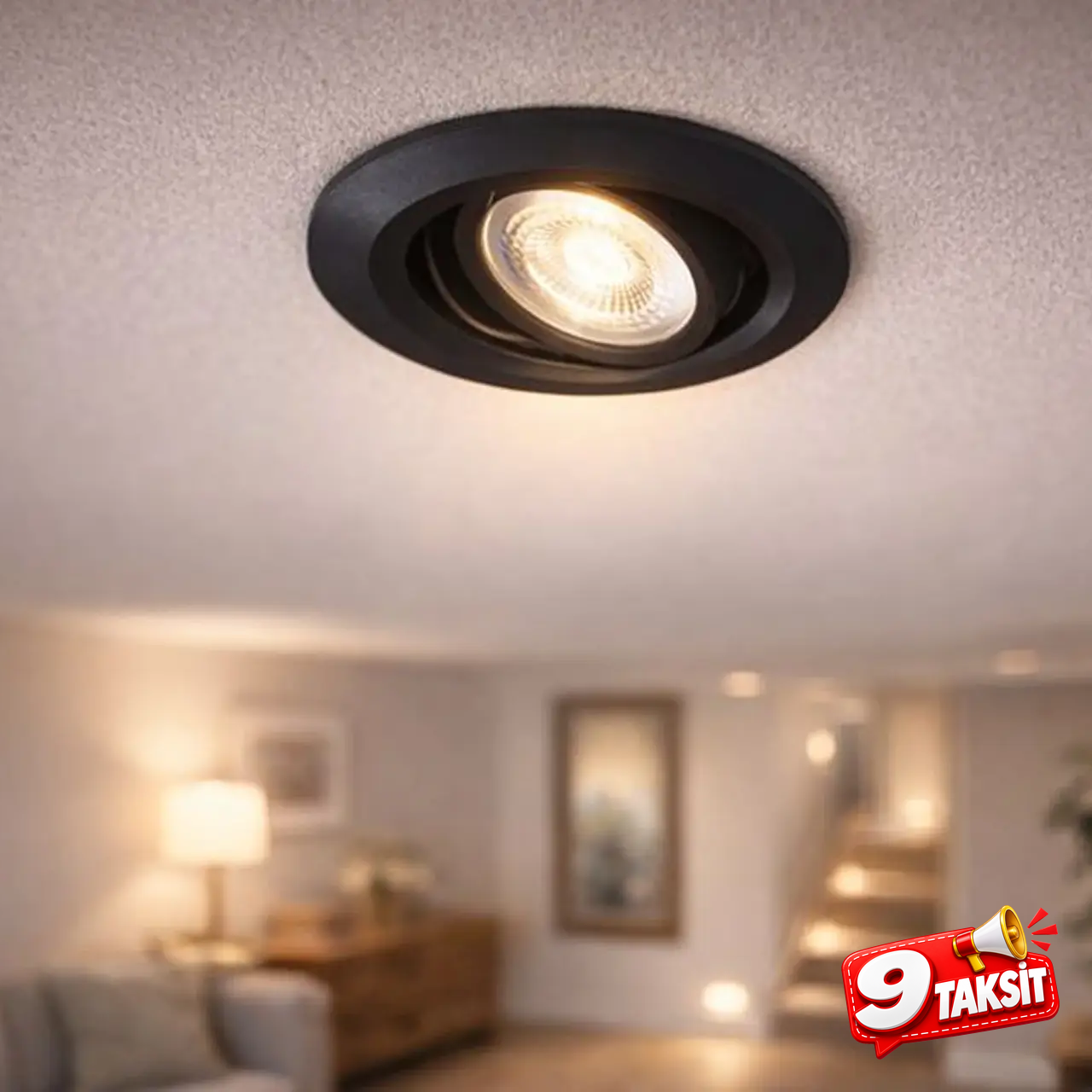 CATA Lal LED Spot Siyah 7W