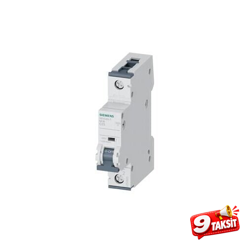 10kA 1 Kutup 25A C Tipi Otomatik Sigorta DC (Otomatik Sigortalar) - Ürün Görseli