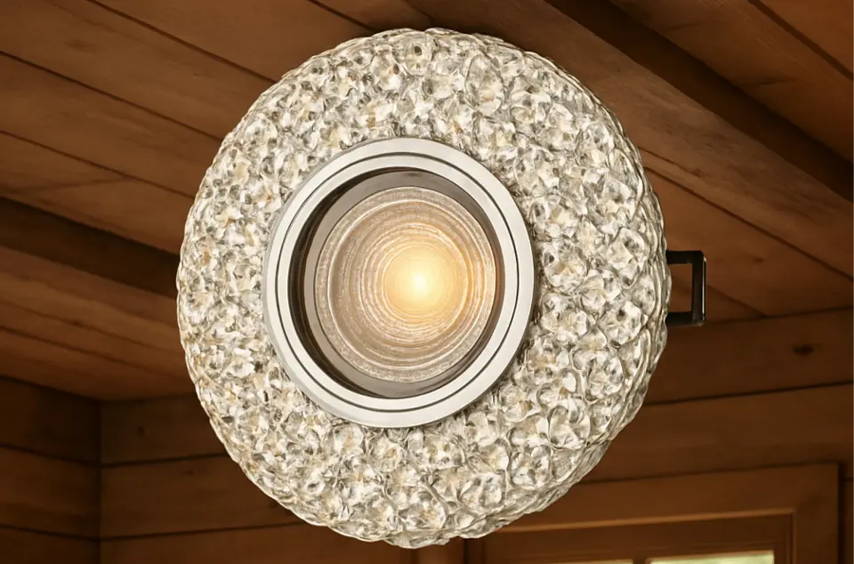 CATA İpek Led Efektli Cam Spot