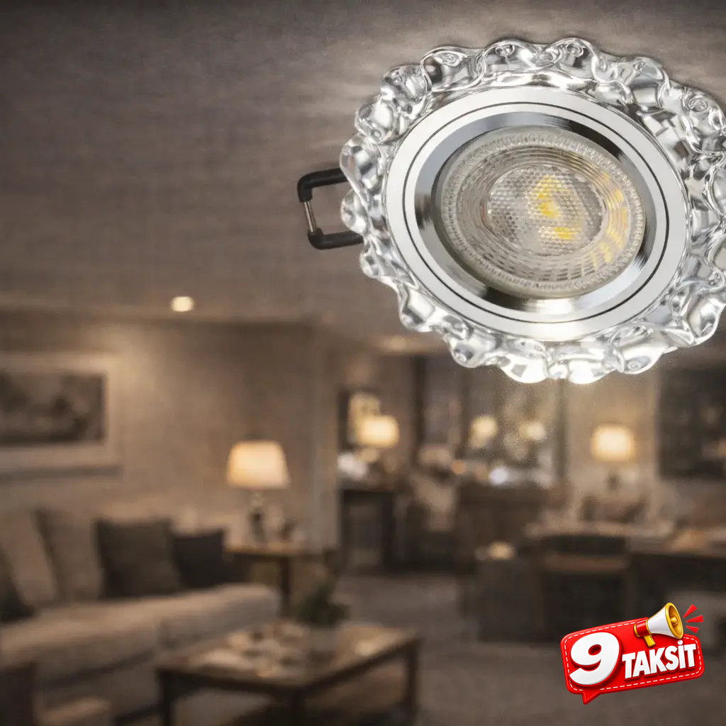 CATA Karanfil Led Efektli Cam Spot