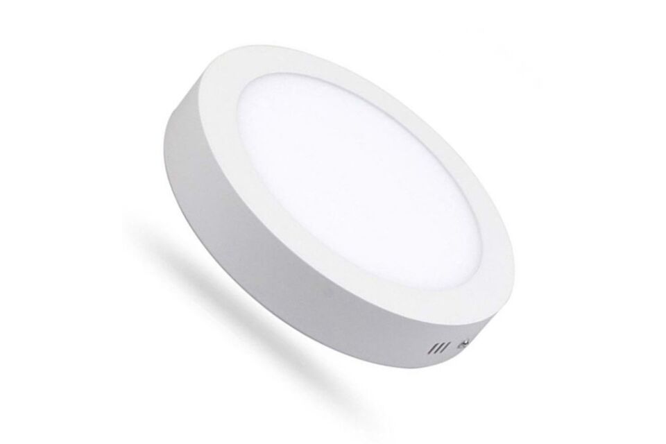 18W Yuvarlak Sıva Üstü Slim Led Panel Armatür 4000K