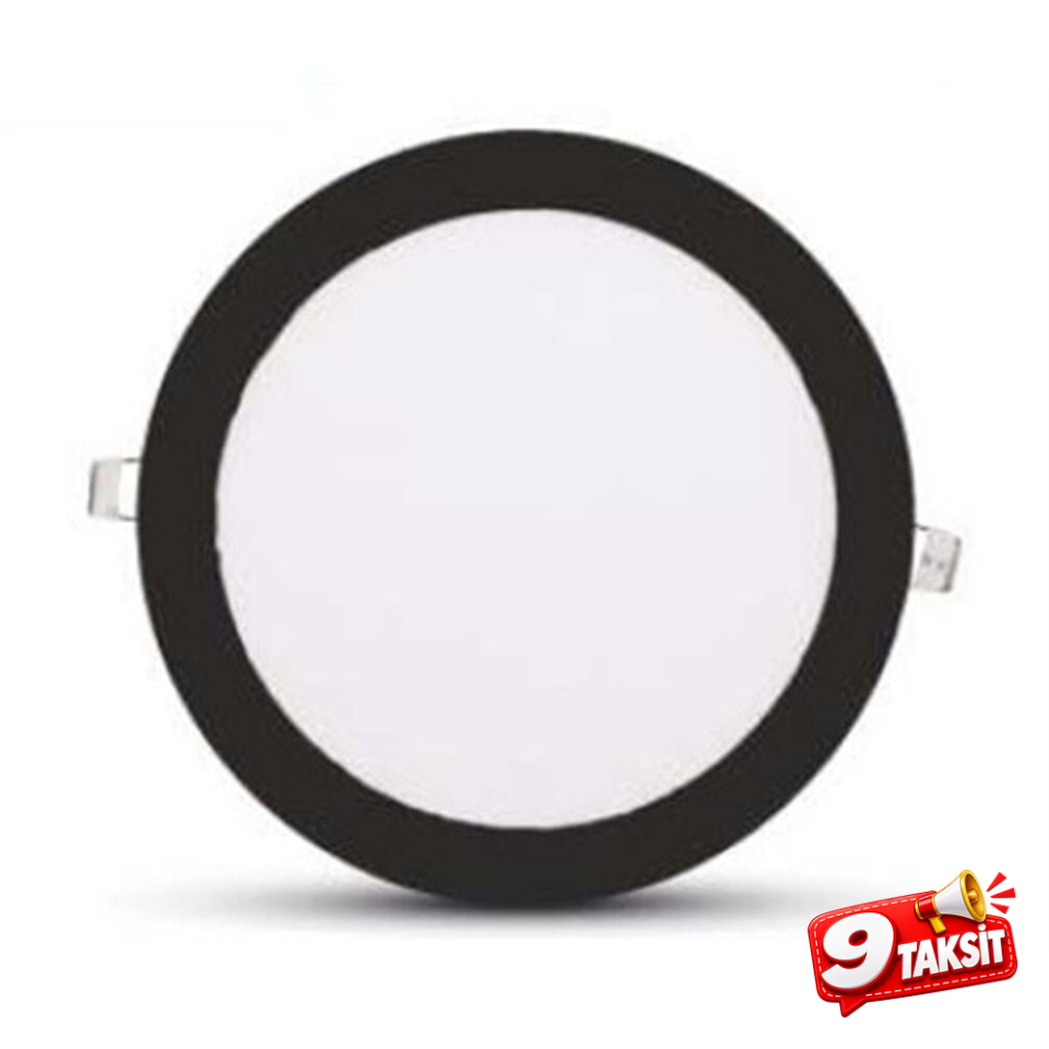 6W Yuvarlak Slim Led Panel Armatür S Serisi 6500K