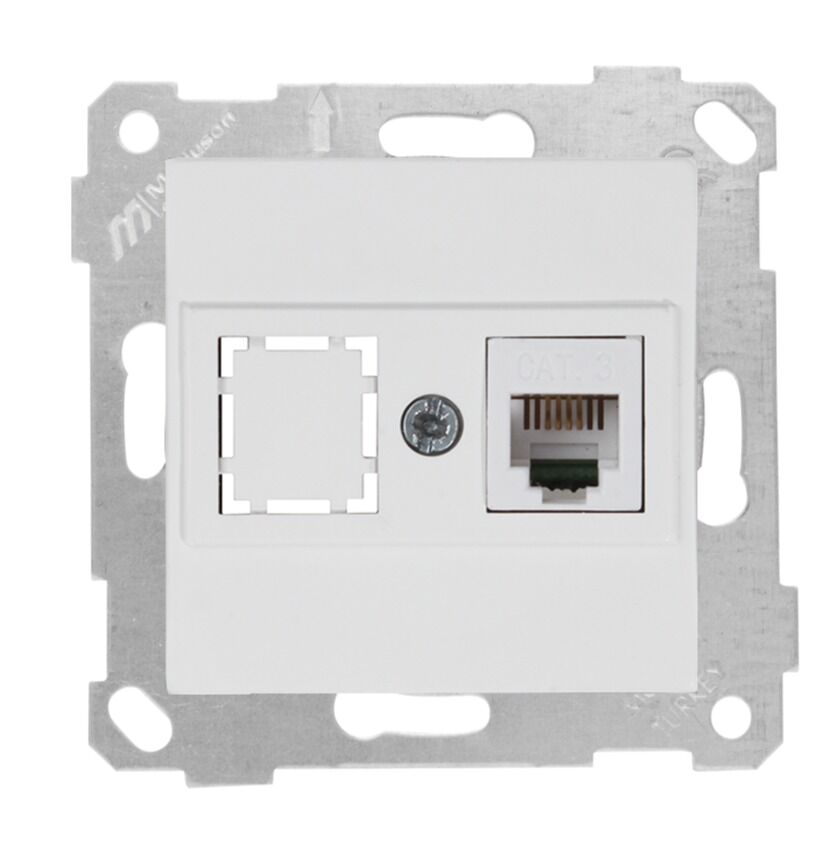 Mutlu San Rita MEK+TUŞ TELEFON PRİZİ 1XRJ12 (CAT3)