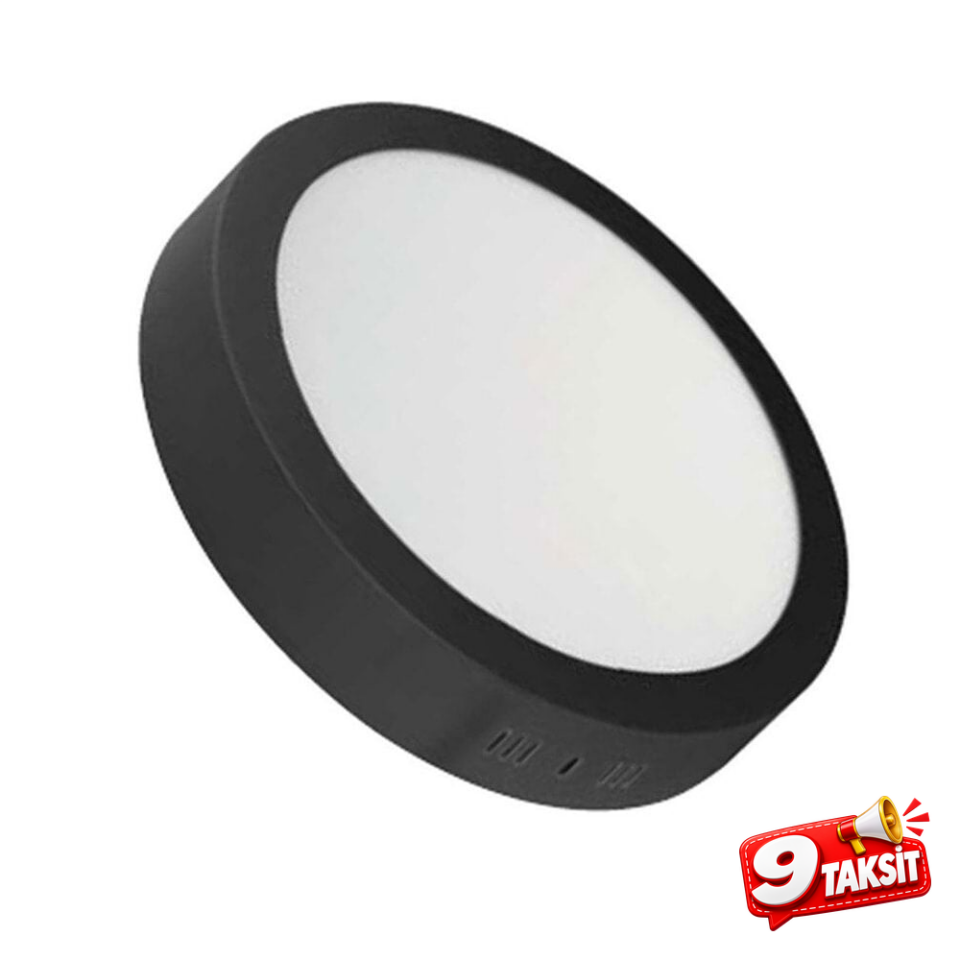 18W Yuvarlak Sıva Üstü Slim Led Panel Armatür S Serisi 3000K (Panel LED) - Ürün Görseli