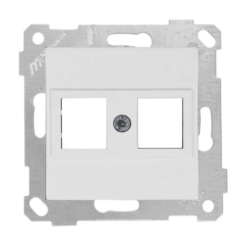 Mutlu San Rita MEK+TUŞ DATA PRİZİ 2*RJ45 (KON.SÜZ)