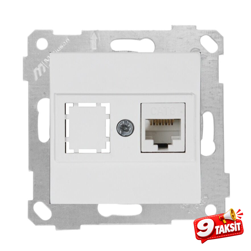 Mutlu San Rita MEK+TUŞ DATA PRİZİ 2*RJ45 (CAT6)