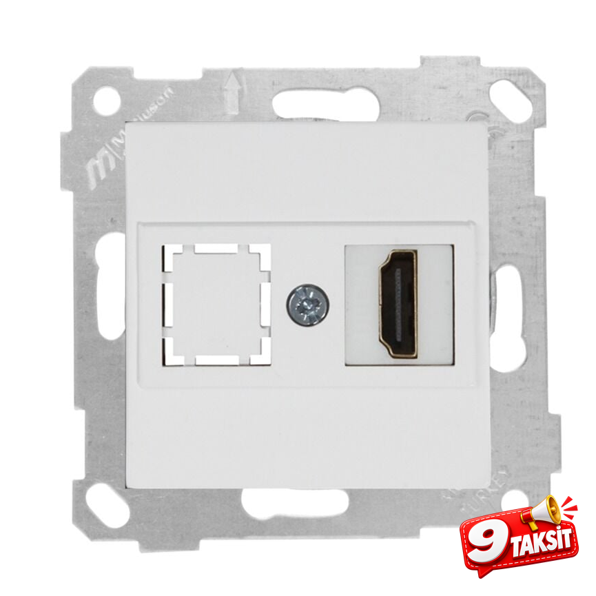 Mutlu San Rita MEK+TUŞ DATA PRİZİ 1*HDMI